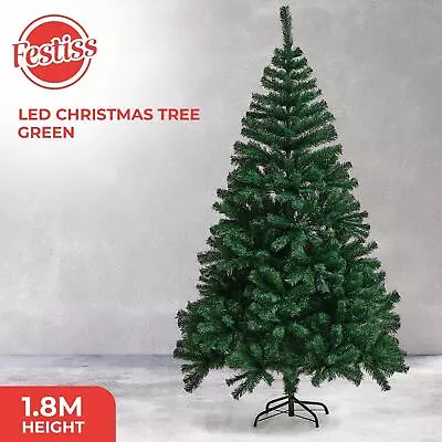 FESTISS 1.8m Christmas Tree With 250 LED Lights Warm White (Green) • $147.45