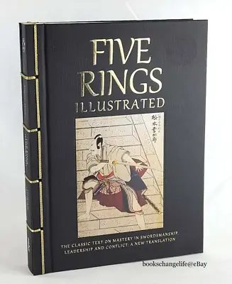 FIVE RINGS ILLUSTRATED Miyamoto Musashi Illustrated Deluxe Hardcover Brand NEW • $29.99