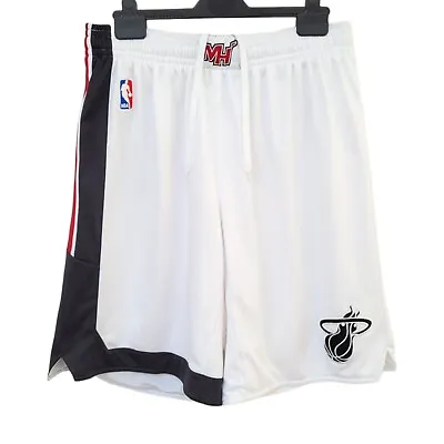 New Adidas Authentic Rev 30 Miami Heat Legacy NBA Basketball Shorts - Size XL +2 • £149.99