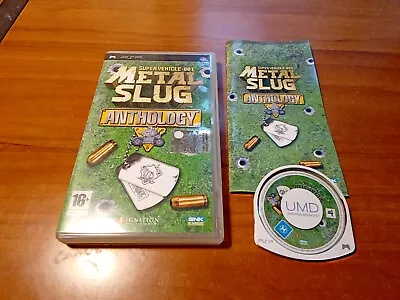 CIB Metal Slug Anthology (Sony PSP 2007) Complete (PAL Import) *TESTED* • $37.99