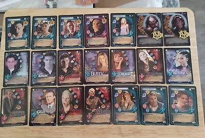 2002 Buffy The Vampire Slayer Collectible Card Game Character Lot - 65 Different • $49.99