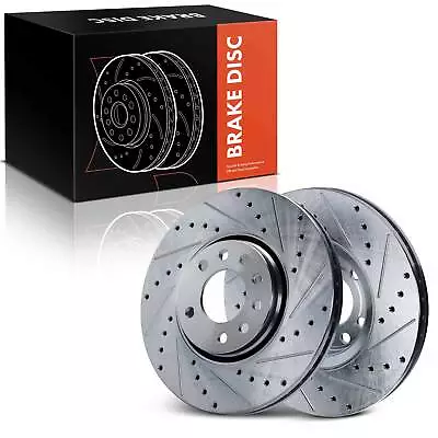 2x Drilled Brake Rotors For Saab 9-3 2003-2011 9-3X 2010-2011 Front Left & Right • $79.99