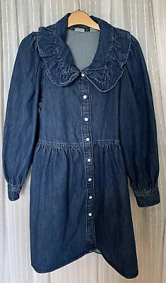 £9.99 • Buy Levis Blue Denim Shirt Dress Size XS