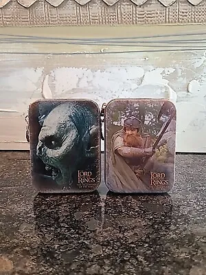 Lord Of The Rings Keychain Card Tin Gimli & Orc Applause 2001 Collectible • £9.16