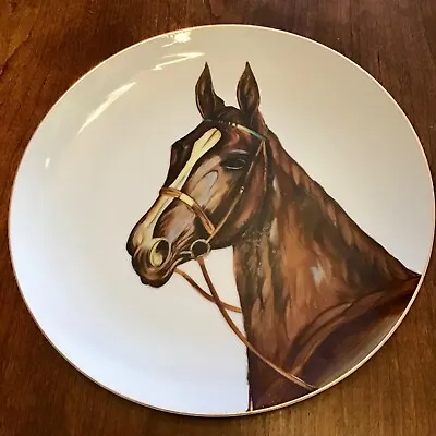 Vintage Norcrest Collector Plate - Horse Head Fine China P-261-A Hand Painted • $19.95