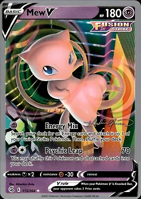 Pokemon 2022 World Championship Mew Deck Mew V 113/264 - NM (DB) • $1.99