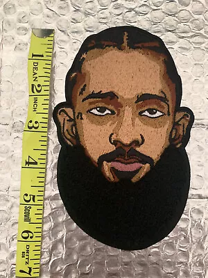$12.60 • Buy New Nipsey Hussle Chenille Beard Sew On Patch 4”x 6”