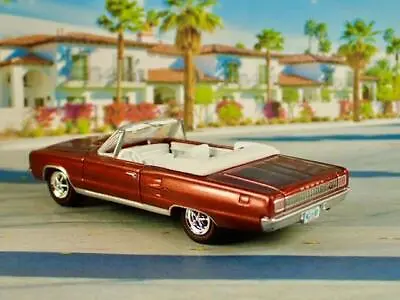 Muscle Car 1967 Dodge Coronet R/T V-8 Convertible 1/64 Scale Limited Edit J • $21.99