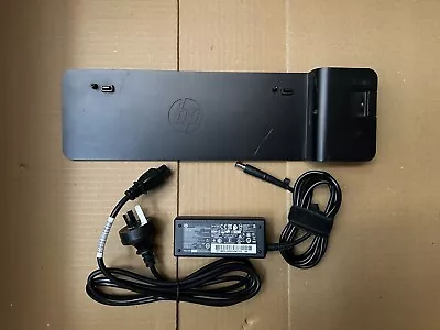 HP 2013 UltraSlim Laptop Docking Station - (D9Y32AA). With AC Adaptor 756413-001 • $20