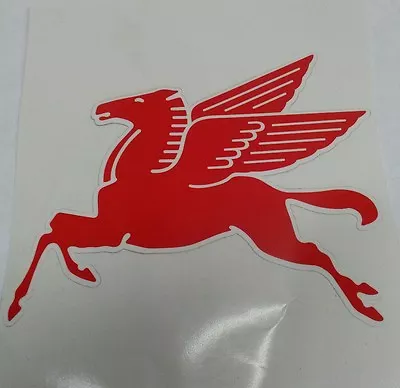 Mobil Pegasus Sticker Decal Hot Rod Rat Rod Lowrider Vintage Look Car Truck L 28 • $3.99