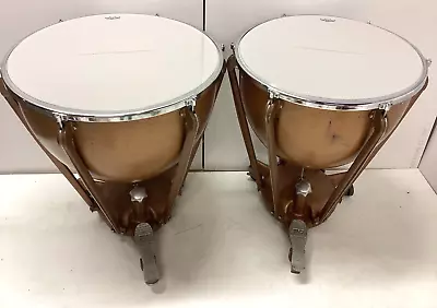 Pair Of Ludwig Timpani 26 And 29 With New Remo Heads Fiberglass • $1499.99