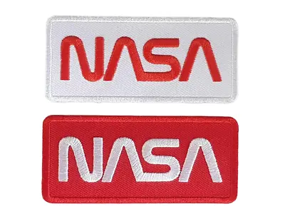 USA NASA Logo Embroidered Patch Iron On Sew On Badge • £2.75