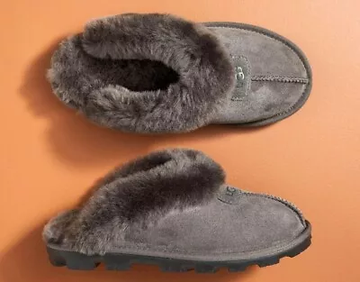 New Women's Shoes UGG Brand 5125 Classic Comfy Coquette Slippers Grey • $106.25