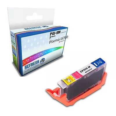 Refresh Cartridges Magenta PGI-9M Ink Compatible With Canon Printers • £5.07
