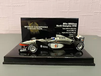 Minichamps 1/43 Mika Hakkinen McLaren MP4/13 1998 World Champion • $61.66