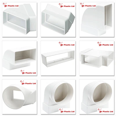 £15.42 • Buy Manrose 204mm X 60mm Flat, Rectangular Ducting, Ventilation Fittings