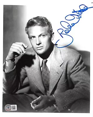 Robert Stack Airplane! Authentic Signed 8x10 Photo Autographed BAS #BL44638 • $64.99