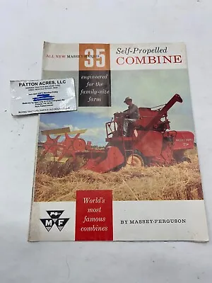 Brochure For Massey-Harris Self Propelled 35 Combine • $22