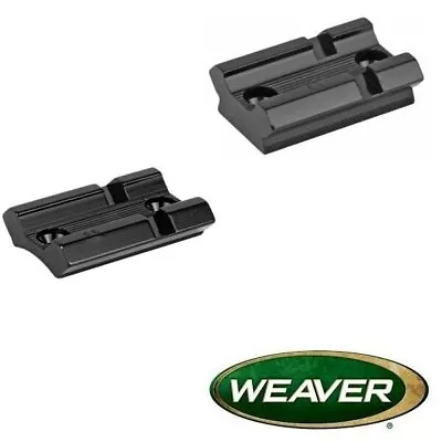 Fits Savage 10-16 110-116 Pre '03 2-Piece Gloss Blue Scope Mount Factory Weaver • $21.51