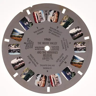 View-Master Reel The Meuse Valley & The Ardennes Belgium 1960 • $9.95