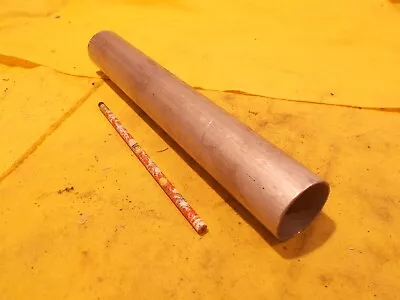 6061 ALUMINUM TUBE Machine Shop Pipe Round Stock 1 3/4  OD X 1 5/8  ID X 12  • $20