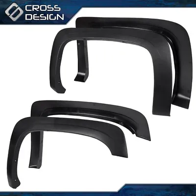 Textured Fender Flares Fit For 07-13 Chevy Silverado 1500HD/2500HD/3500HD 78.7” • $61.80