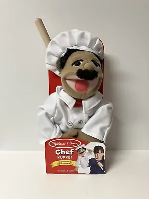 Melissa & Doug Realistic Chef Puppet Ages 3+ Fits Children & Adults NEW IN BOX • $33.99