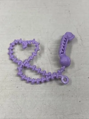 MONSTER HIGH Catrine Demew Ghoul Chat Purple Heart Cord Phone Receiver Only • $17.60