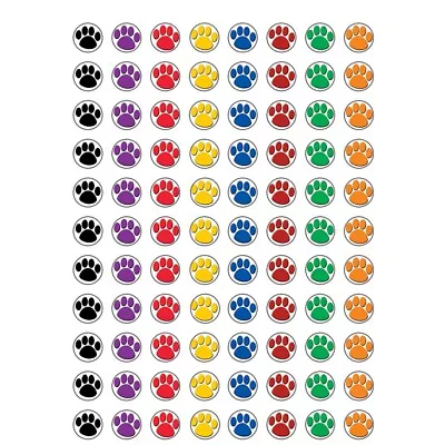 Colorful Paw Prints Mini Stickers By Teacher Created Resources • $7.99