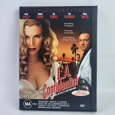 $4.99 • Buy L.A. Confidential (DVD, 2000) Region 4 Kevin Spacey, Russell Crowe