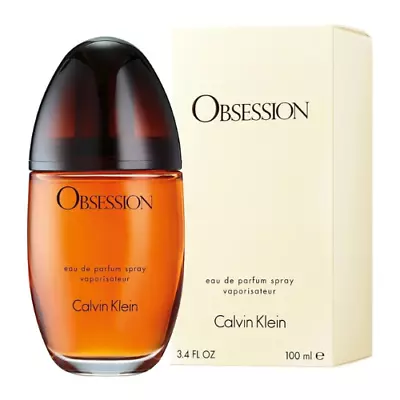 Calvin Klein Obsession 100ml Eau De Parfum Spray For Her - New Sealed Free P&P • £26.85