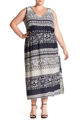Como Vintage 164370 Women's Crepe Maxi Dress Plus Size 3X • $38.25