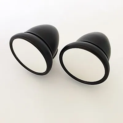 Bullet Street Rod Sports Car GT Racing Exterior Mirrors - Black-1 PAIR • $75.95