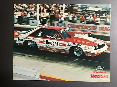 1984 Mercury Capri Pro Stock NHRA Drag Race Car Collector Card RARE!! Awesome • $9.95