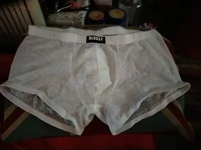 Chavs White See Through Boxers In Medium • £5