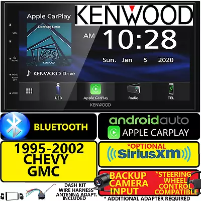 95-02 Gm Truck/suv Hdmi Carplay Android Auto Bluetooth Opt. Siriusxm Car Stereo • $679.36