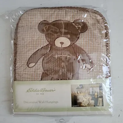 NEW Eddie Bauer Decorative Wall Hangings TEDDY BEARS Nursery Baby Kids Bedroom • $24.99