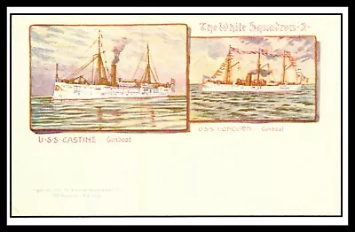 Postcard USS Castine Gunboat • $4.75