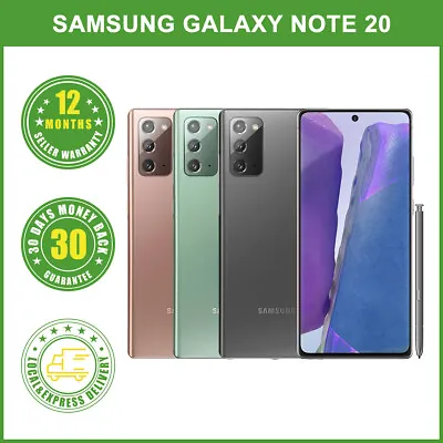 NEW Samsung Galaxy Note 20 5G SM-N981U - 8+128GB - Unlocked FREE EXPRESS • $499.99