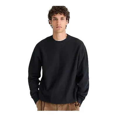 J Crew Heritage 14 Oz Fleece Sweatshirt Black New Size Small • $66.92