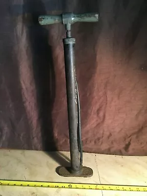 Vintage Hand Air Pump - Wooden Handle - Made In USA - Tire Pump • $40