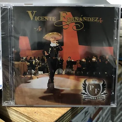 VICENTE FERNANDEZ - Primera Fila Deluxe Cd+ DVD Official Mexican Edition • $18.99