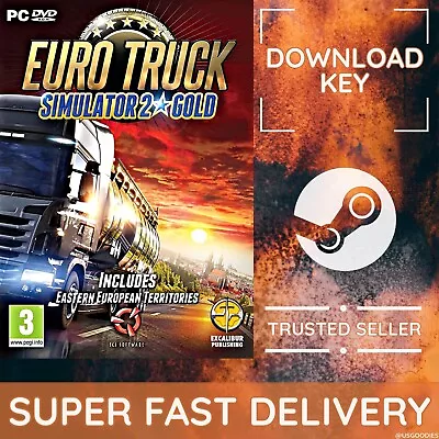 Euro Truck Simulator 2 - GOLD [2012] PC/MAC STEAM KEY | FAST DELIVERY 🚀 • £18.18