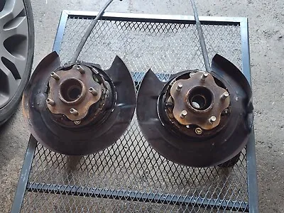 NISSAN 300ZX Z32 2+0 REAR E- BRAKE ASSEMBLY 5 LUG HUB 240SX S13 S14 5 Lug Swap • $399.95