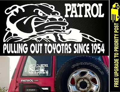 For Nissan PATROL Ute Gq Gu 4x4 Turbo Diesel Funny DECAL Sticker ROPE Snatch • $7.99