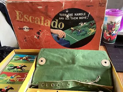 £20 • Buy Escalado Horse Racing Game By Chad Valley Vintage 1950s 