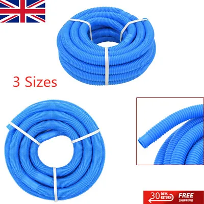 £44.74 • Buy Swimming Pool Hose Pipe Accessory For Filter Pumps Cleaning Multi Sizes Blue