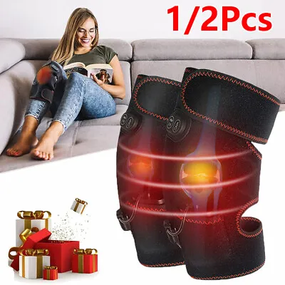 Knee Joint Massager Heat Physiotherapy Therapy Pain Relief Vibration Machine US • $29.99