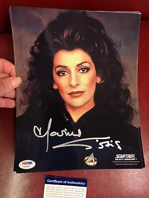 Autographed Marina Sirtis 8x10 Photo Star Trek PSA Certified Signed  • $59