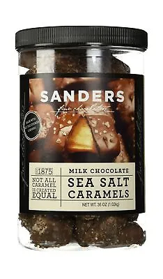 $23.99 • Buy Sanders Milk Chocolate Sea Salt Caramels - 36 Oz. (2.25 Lb) 1
